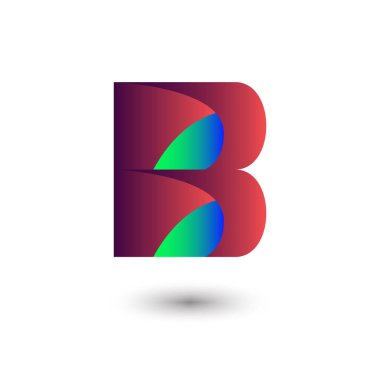 Geometrik şekilli semboller soyut vektör simgesi