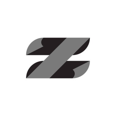 gradyan monokrom şablon logosu sanat tasarımı için uygundur