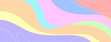 Girdaplar ve eğriler ile soyut arkaplan dalga vektör simgesi