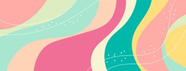 Girdaplar ve eğriler ile soyut arkaplan dalga vektör simgesi