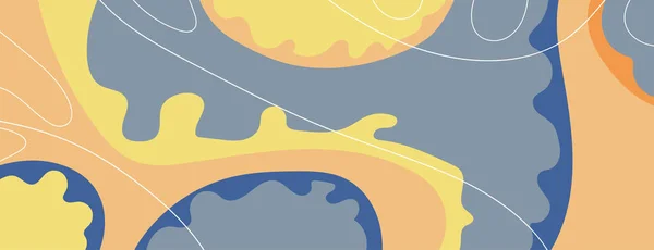 Abstract Background Swirls Curves Waves Vector Icon — 스톡 벡터