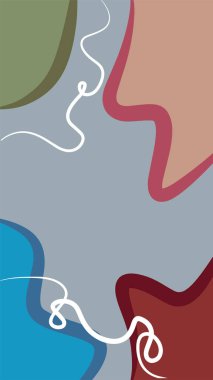 Dalgalı ve kıvrımlı kıvrımlı desenli soyut arkaplan