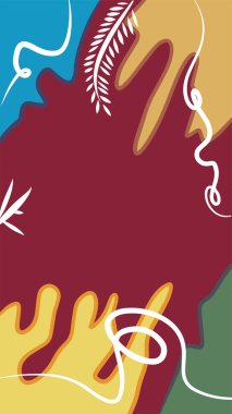 Dalgalı ve kıvrımlı kıvrımlı desenli soyut arkaplan