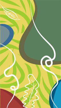 Dalgalı ve kıvrımlı kıvrımlı desenli soyut arkaplan