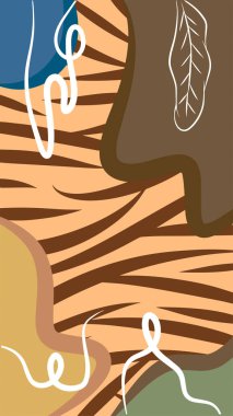 Dalgalı ve kıvrımlı kıvrımlı desenli soyut arkaplan