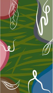 Dalgalı ve kıvrımlı kıvrımlı desenli soyut arkaplan