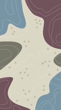 Dalgalı ve kıvrımlı kıvrımlı desenli soyut arkaplan