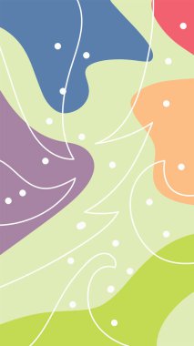 Dalgalı ve kıvrımlı kıvrımlı desenli soyut arkaplan