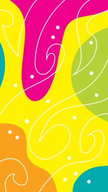 Dalgalı ve kıvrımlı kıvrımlı desenli soyut arkaplan