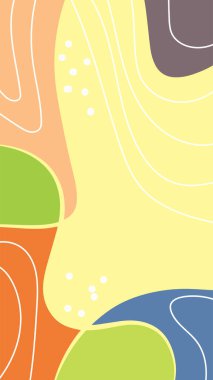 Dalgalı ve kıvrımlı kıvrımlı desenli soyut arkaplan