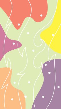 Dalgalı ve kıvrımlı kıvrımlı desenli soyut arkaplan