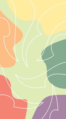 Dalgalı ve kıvrımlı kıvrımlı desenli soyut arkaplan