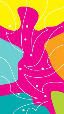 Dalgalı ve kıvrımlı kıvrımlı desenli soyut arkaplan