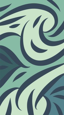 Dalgalı ve kıvrımlı kıvrımlı desenli soyut arkaplan