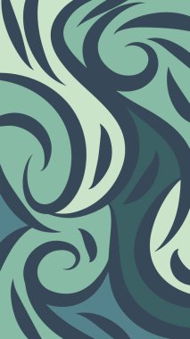 Dalgalı ve kıvrımlı kıvrımlı desenli soyut arkaplan