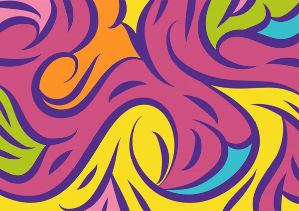 Dalgalı ve kıvrımlı kıvrımlı desenli soyut arkaplan