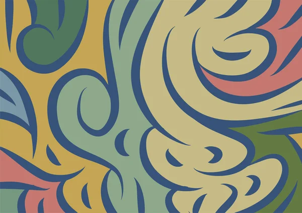 Dalgalı ve kıvrımlı kıvrımlı desenli soyut arkaplan