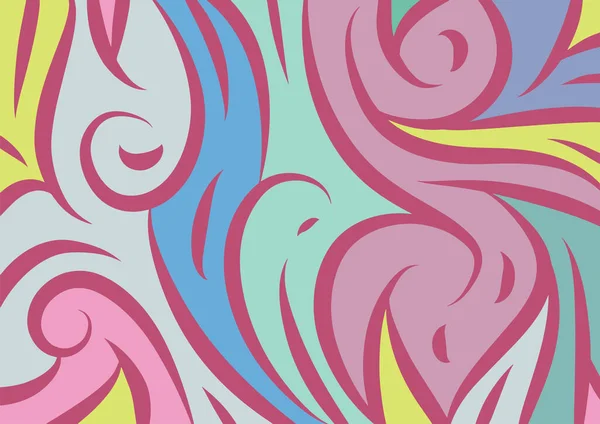 Dalgalı ve kıvrımlı kıvrımlı desenli soyut arkaplan
