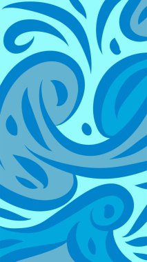 abstract background with wavy and twisty curly pattern