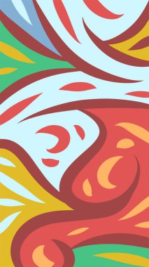 Dalgalı ve kıvrımlı kıvrımlı desenli soyut arkaplan