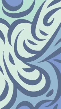 Dalgalı ve kıvrımlı kıvrımlı desenli soyut arkaplan