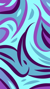 Dalgalı ve kıvrımlı kıvrımlı desenli soyut arkaplan