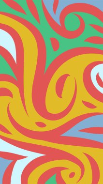 Dalgalı ve kıvrımlı kıvrımlı desenli soyut arkaplan