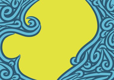 Dalgalı ve kıvrımlı kıvrımlı desenli soyut arkaplan