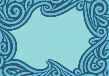 Dalgalı ve kıvrımlı kıvrımlı desenli soyut arkaplan