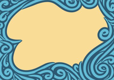 Dalgalı ve kıvrımlı kıvrımlı desenli soyut arkaplan