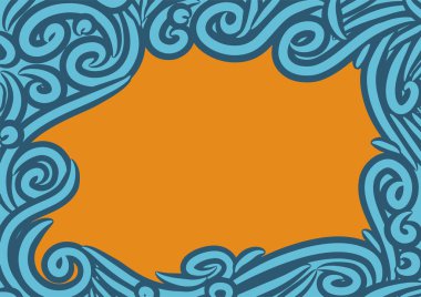 Dalgalı ve kıvrımlı kıvrımlı desenli soyut arkaplan