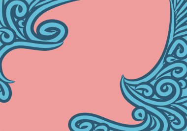 Dalgalı ve kıvrımlı kıvrımlı desenli soyut arkaplan