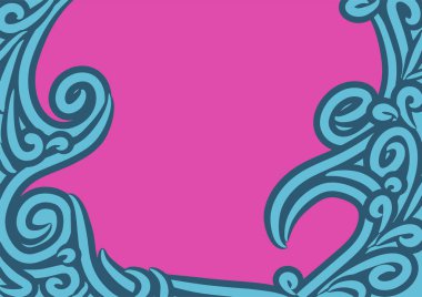 Dalgalı ve kıvrımlı kıvrımlı desenli soyut arkaplan