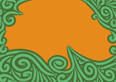 Dalgalı ve kıvrımlı kıvrımlı desenli soyut arkaplan