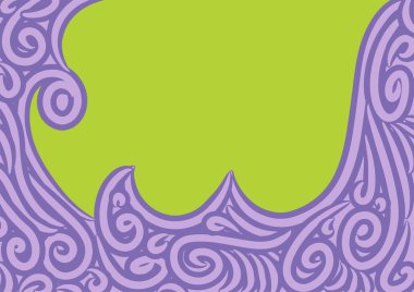 Dalgalı ve kıvrımlı kıvrımlı desenli soyut arkaplan