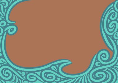 Dalgalı ve kıvrımlı kıvrımlı desenli soyut arkaplan