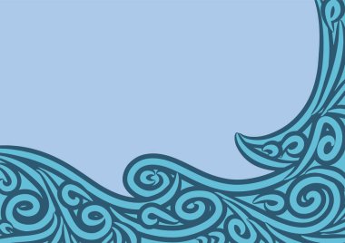 Dalgalı ve kıvrımlı kıvrımlı desenli soyut arkaplan