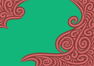 Dalgalı ve kıvrımlı kıvrımlı desenli soyut arkaplan