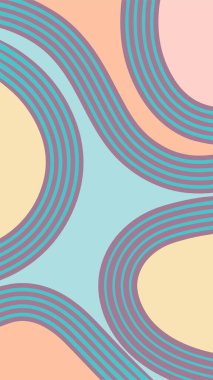 Dalgalı ve kıvrımlı kıvrımlı desenli soyut arkaplan