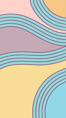 Dalgalı ve kıvrımlı kıvrımlı desenli soyut arkaplan