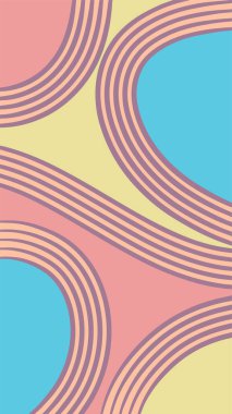 Dalgalı ve kıvrımlı kıvrımlı desenli soyut arkaplan