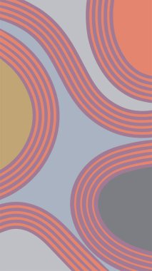 Dalgalı ve kıvrımlı kıvrımlı desenli soyut arkaplan