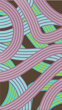 Dalgalı ve kıvrımlı kıvrımlı desenli soyut arkaplan