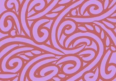 Dalgalı ve kıvrımlı kıvrımlı desenli soyut arkaplan