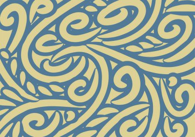 Dalgalı ve kıvrımlı kıvrımlı desenli soyut arkaplan