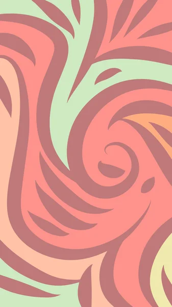 Abstract Background Wavy Twisty Curly Pattern — Vetor de Stock