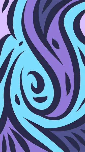 Abstract Background Wavy Twisty Curly Pattern — Stockvektor