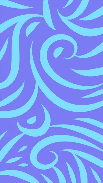 Abstract Background Wavy Twisty Curly Pattern — Διανυσματικό Αρχείο