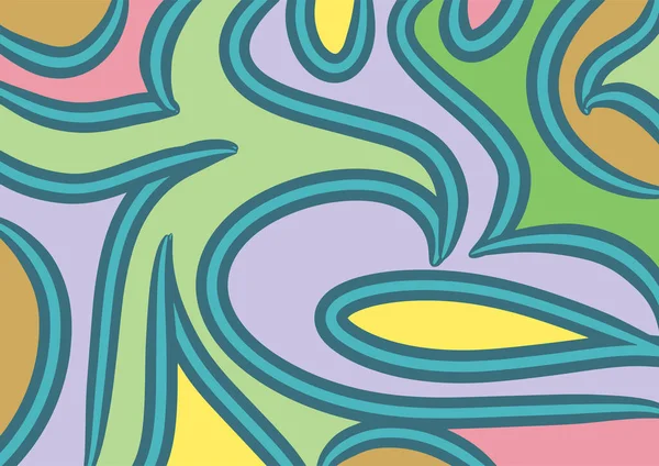 Dalgalı ve kıvrımlı kıvrımlı desenli soyut arkaplan