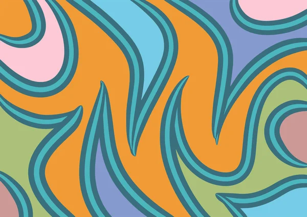 Dalgalı ve kıvrımlı kıvrımlı desenli soyut arkaplan